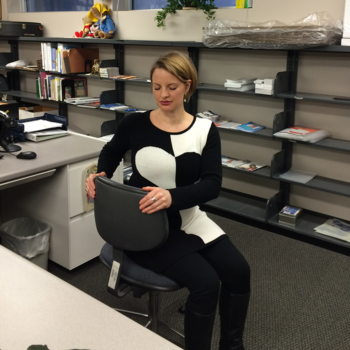 My Office Yogi (a Q&A and Office Yoga Session with Erin Wert) by Aileen Luppert | Spokane County Library District