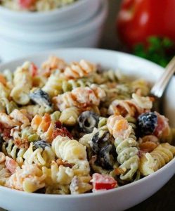 Bacon, Ranch Pasta Salad