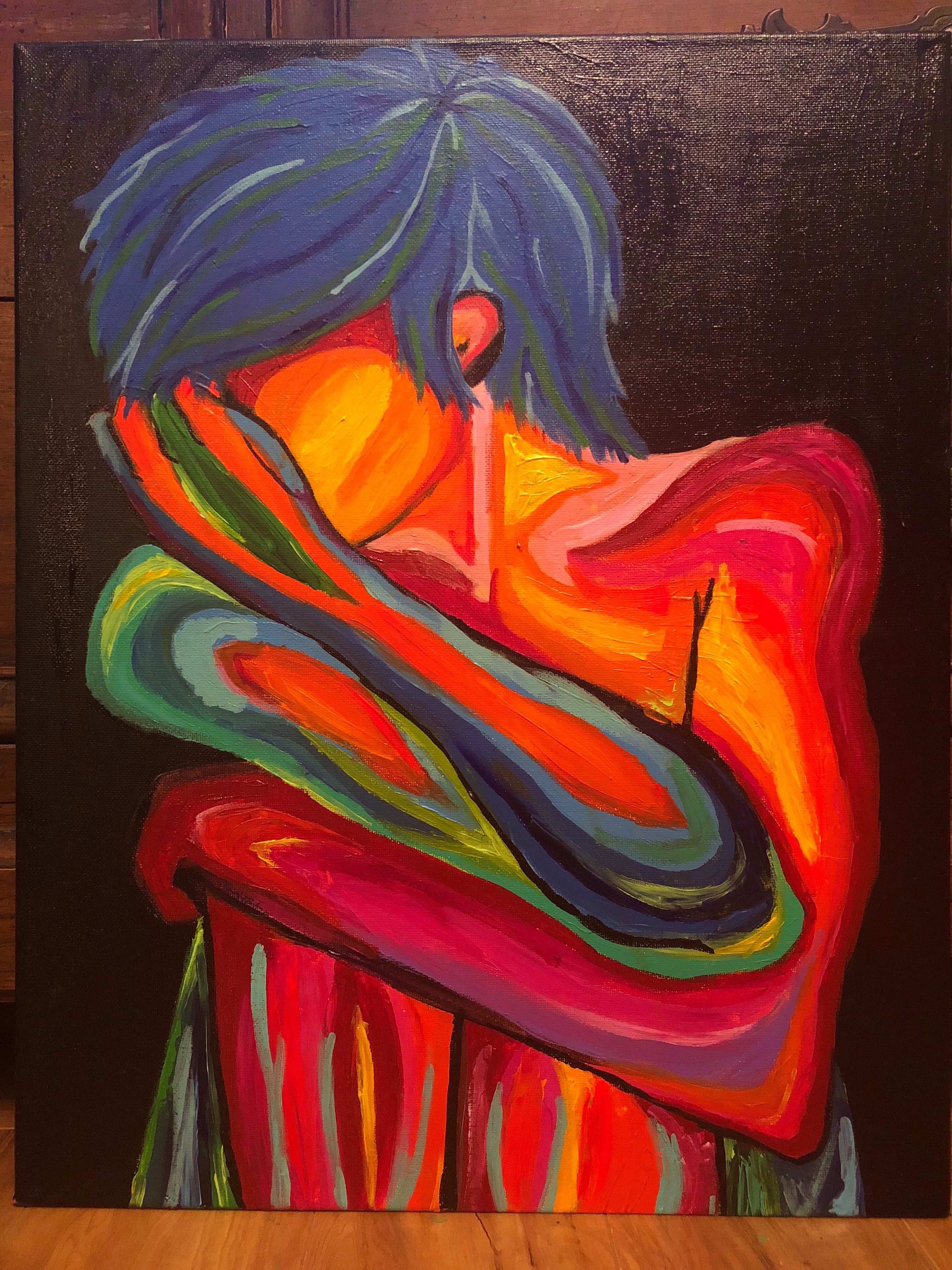 Photo of painting 'Shy Beast' by Dani Dubrawski