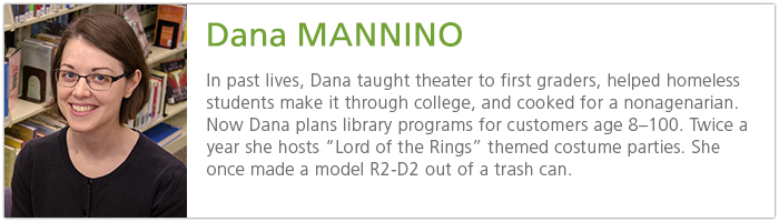 Librarian Dana Mannino