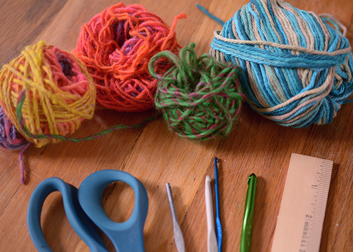 Crochet Nesting Bowls Scrap Yarn Pattern - Stitches n Scraps