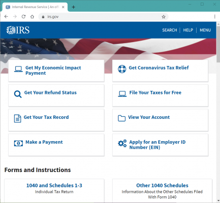 Image 1: IRS website (www.irs.gov)