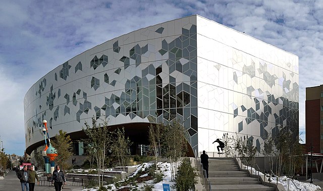 Calgary Central Library, Alberta, Canada (May 2019). Image taken by Bernard Spragg.