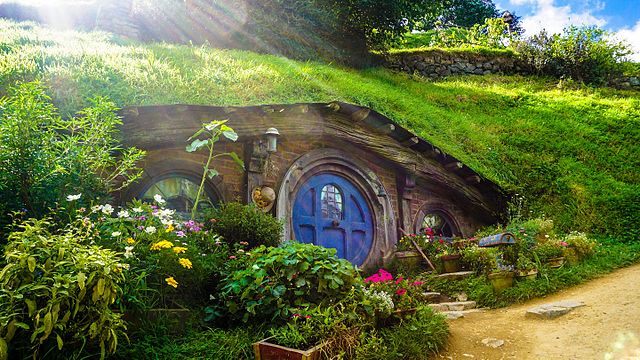 Location of the Shire, from the Lord of the Rings series in Matamata, New Zealand (May 2016). Image taken by Andres Iga.