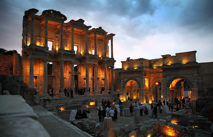 Celsus Library, Ephesus; source: Austrian Archaeological Institute