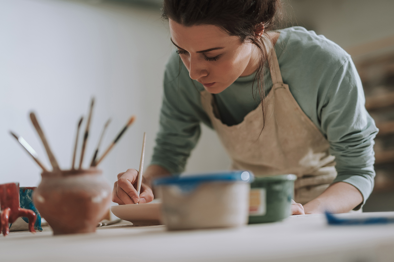 Woman painting, feature blog image