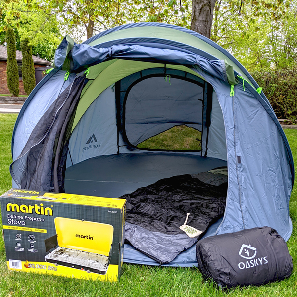 Family Camping Set, the grand prize for the summer reading challenge 2022