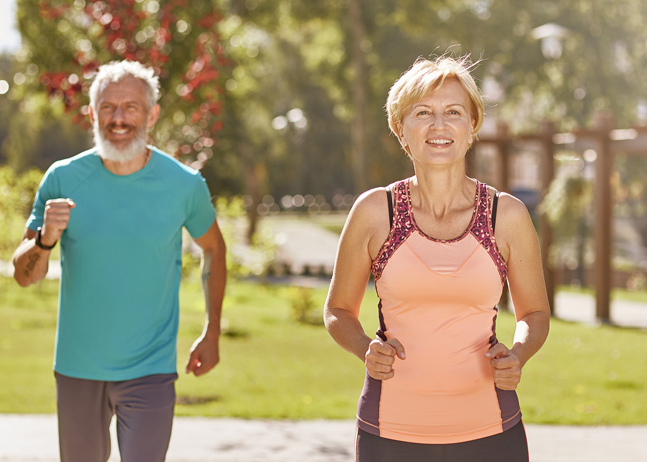 Active Seniors Walking