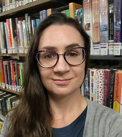 Librarian Alison Johnson