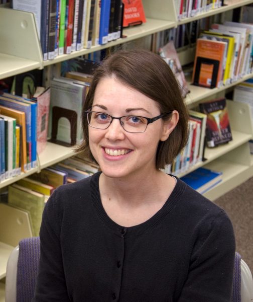 Librarian Dana Mannino