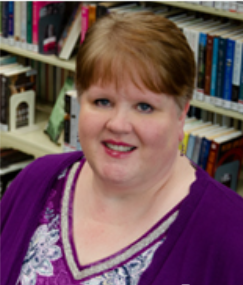 Librarian Stacey Goddard