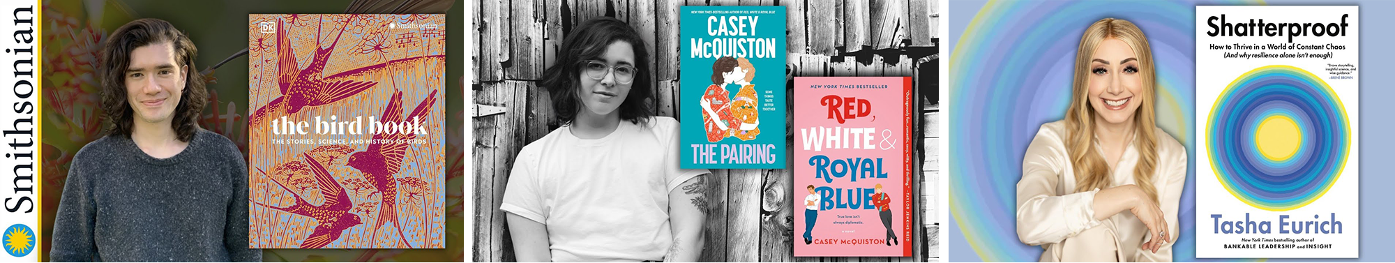 The August lineup for SCLD Online Authors Series brings you engaging author talks. 