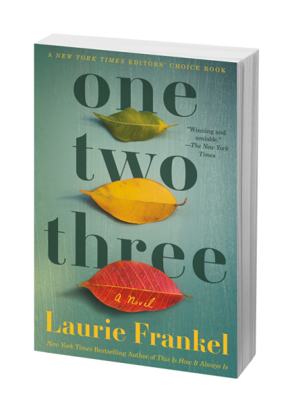 Book cover of "One Two Three" by Laurie Frankel